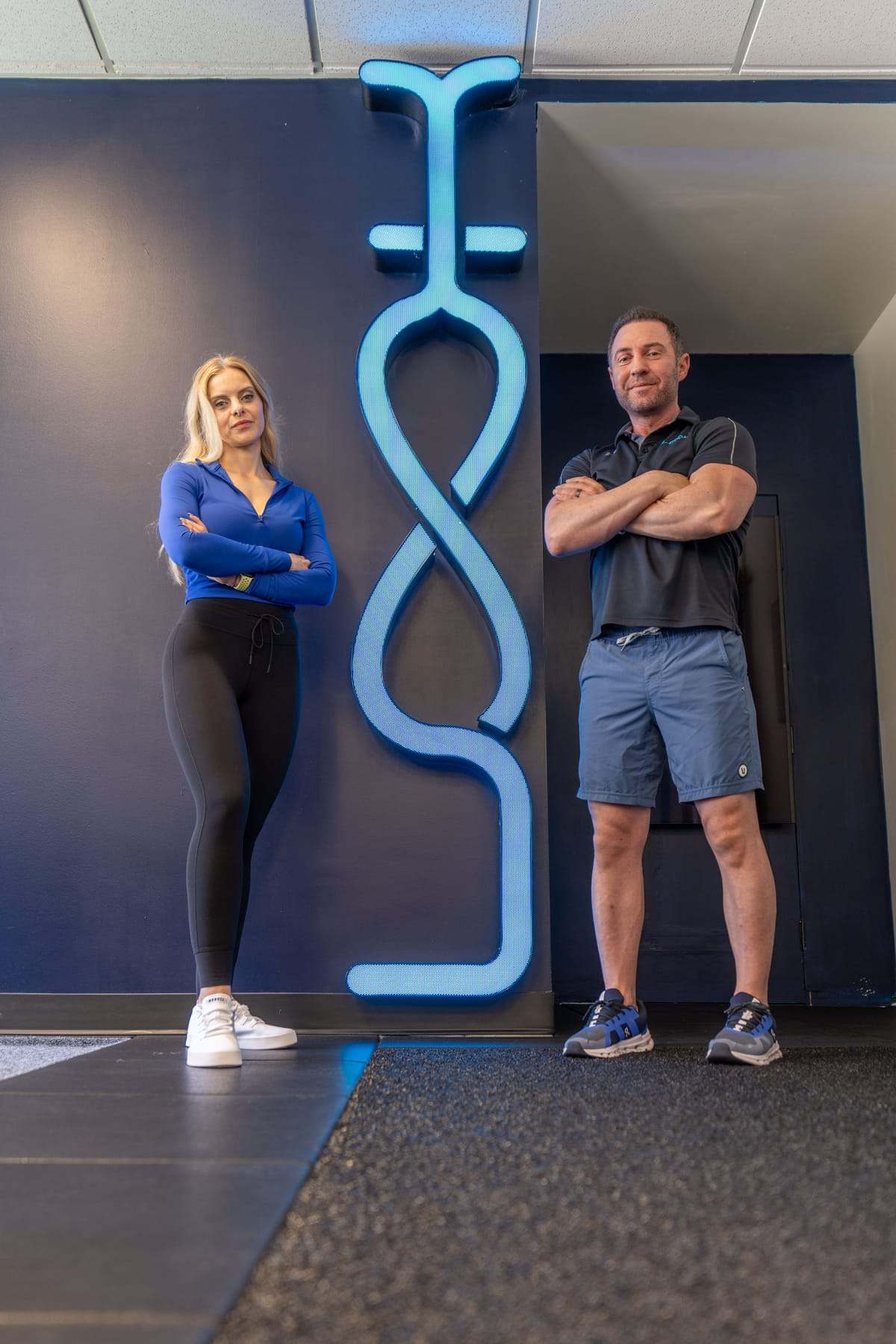 Bryan Greene and Leanne at The LOOK Fitness in Irvine