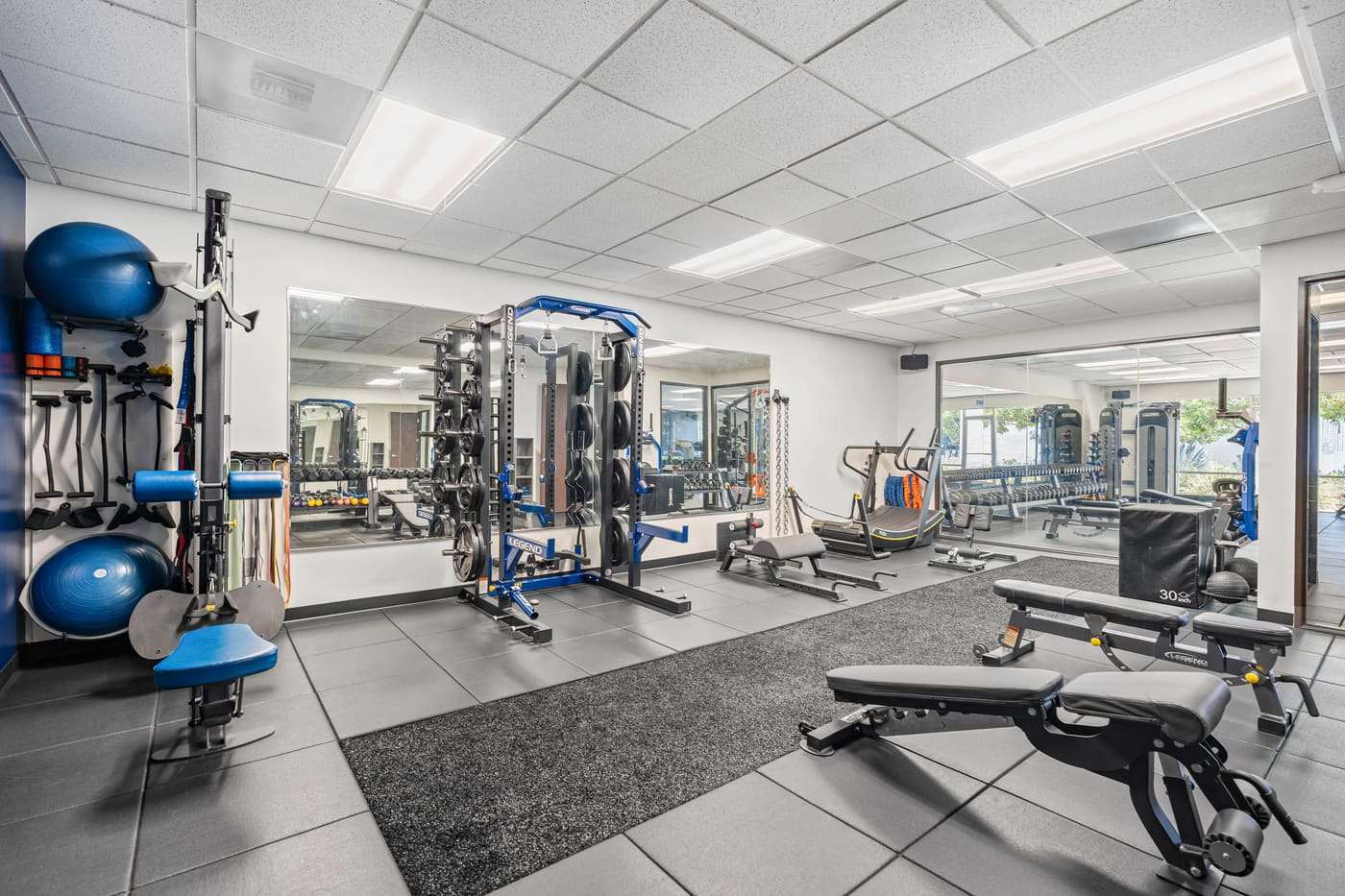 Functional trainers, cable stations and stability balls at The LOOK